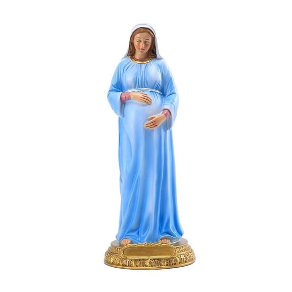 Mary Statue Figure Our Lady Interior Decoration Handmade Religious Figurine