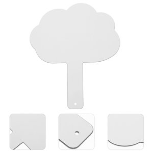 Minkissy Tableau blanc portatif avec tableau d'effacement à sec réutilisable des lignes pour l'écriture et la notation