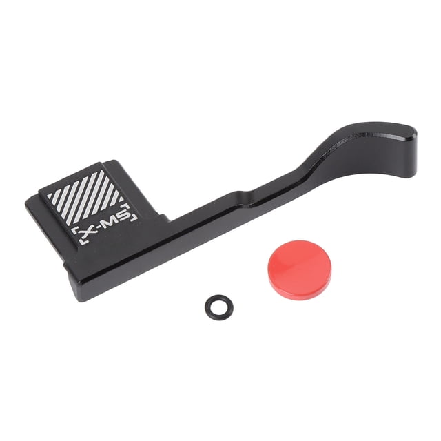 Camera Thumb Grip, Aluminum Alloy Hot Shoe Cover Camera Thumb Support Grip with Shutter Release Pushbutton for X M5