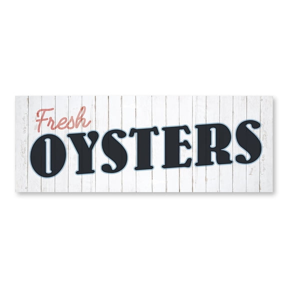 Oysters 36" x 14" Decal | Advertise Your Business | All Weather Can Apply To Any Surface | Seafood Restaurant Raw | Made in The USA