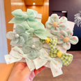 thumbnail image 1 of Diademas elásticas con flores y lazo grande para niña, lazos para el cabello, diademas de moda, accesorios para el cabello, banda de goma para niño, 10 unidades por juego, 1 of 3