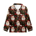 thumbnail image 4 of Christmas Pajamas Women's Christmas Printed Pajama Set Festive Long Pants & Top Combo, 4 of 5