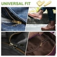 thumbnail image 6 of Uxcell Zipper Repair Kit, Metal Zipper Latch Slider Retainer Insert Pin Top Bottom Stoppers, Fit for Jacket Coat Light Gold #3 #5 #8 #10, 6 of 7