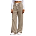 thumbnail image 2 of Women's Jogger Pants With Elastic Drawstring Wasit Pants Waist Multi-Pockets Casual Sweatpants For Active Gym Sessions, 2 of 7