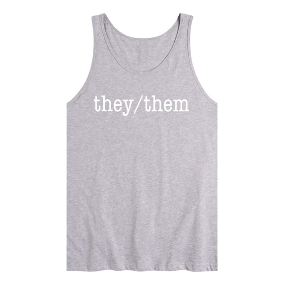Instant Message - They Them Pronouns - Men's Sleeveless Graphic Tank