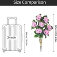 thumbnail image 6 of Artificial Hydrangea Bush with Ground Stake - 35.4Inch Faux Flower Plant in Light Pink for Outdoor Patio Garden Yard Lawn Decor - Fake Floral Arrangement for Home Porch Balcony Landscaping, 6 of 7