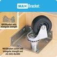 thumbnail image 2 of Adjustable Mobile Straight-Shelf with Lip - Plywood Back, 2 of 7