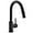 4 Matte Black, variant on Modern Bar Sink Faucet for Kitchen Sink Single Handle with Pull Out Sprayer Hot and Cold Brushed Nickel