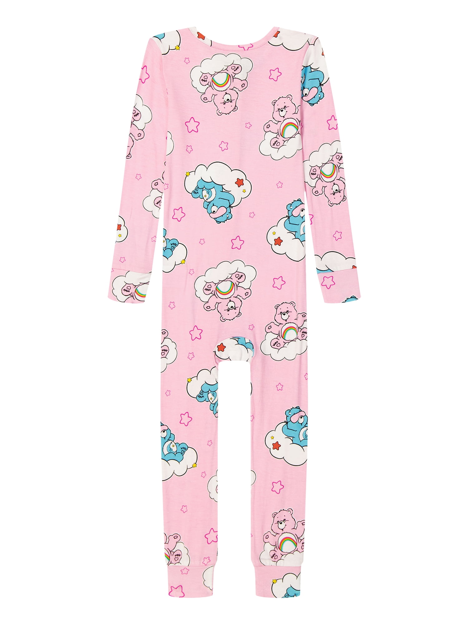 Care Bears Toddler Girls Long Sleeve Top and Pants Sleepwear Set, 2-Piece, Sizes 12M-5T