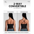 thumbnail image 4 of Camisoles pour Femmes Bretelles Spaghetti Réglables Débardeur Doublé Ajusté pour Sortir y2k Tops, 4 of 5