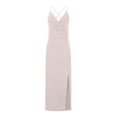 thumbnail image 5 of Abcnature Womens Maxi Dress Savings Clearance Deals, Women Solid Round Neck Sleeveless Dress, Plus Size Summer Casual Long Dresses, Wedding Guest Dresses Beach Party Dress Khaki L, 5 of 5