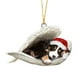 thumbnail image 2 of Adornos navideños, adornos navideños, regalos navideños, colgante decorativo de perro, colgante para árbol de Navidad, accesorios decorativos, colgante de ángel, 2 of 5