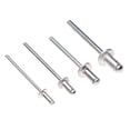 thumbnail image 3 of TFixol 200Pcs Heavy Duty Riveter Set Hand 2.4/3.2/4.0/4.8mm Rivet G-un Kit Set Aluminum Rivets Assortment Tool for P-lastic Metal Leather Vehicle, 3 of 7