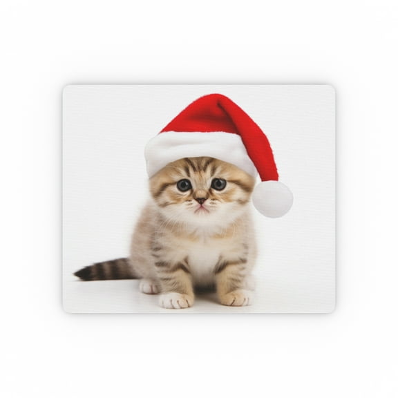 DistinctInk Mouse Pad - 1/4" Foam Rubber - Scottish Fold Kitten