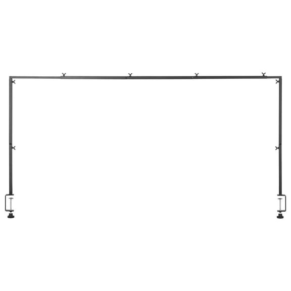 Table Rod Stand Metal Arch, 28-98" Adjustable Clamp, Over The Table Decor for Weddings, Parties - Heavy Duty Steel Frame with Storage Bag