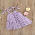 thumbnail image 3 of Bébé Fille Robe Sans Manches Maille Bretelles Réglables Vêtements, 3 of 7