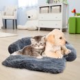 thumbnail image 3 of Mascota Perro Cama Gato Casa Invierno Cálido Colchoneta Sofá Cojín (Gris Oscuro M) Likrtyny Mascotas, 3 of 4