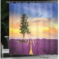 thumbnail image 4 of Ambesonne Lavender Shower Curtain, French Countryside, 69"Wx84"L, Multicolor, 4 of 5