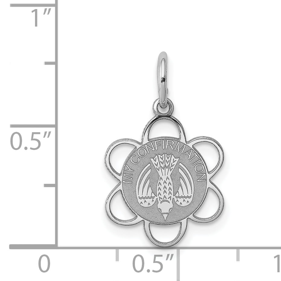 925 Sterling SilverMy Confirmation Disc Charm and Pendant