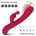 thumbnail image 2 of XBONP Rabbit Vibrators Female Powerful G Spot Stimulator Sex Toys for Women Masturbator Red, 2 of 6