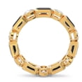 thumbnail image 4 of Diamond-Capitals 5.00 Carat Elegant Natural Diamond Black Onyx Gemstone Wedding Eternity Bands for Women Solid 14K Yellow Gold Size 7, 4 of 8