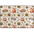 thumbnail image 4 of Dreamtimes Autumn Pumpkins Pie Area Rug 72x48in Sunflower Fall Fruit Non-Slip Floor Carpet Comfort Floor Mats Decor for Indoor Living Dining Room and Bedroom Area, 4 of 5