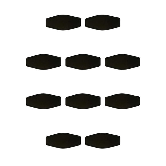 Funda de correa acolchada Eigraketly Protección Universal para Buceo Negro 10piezas