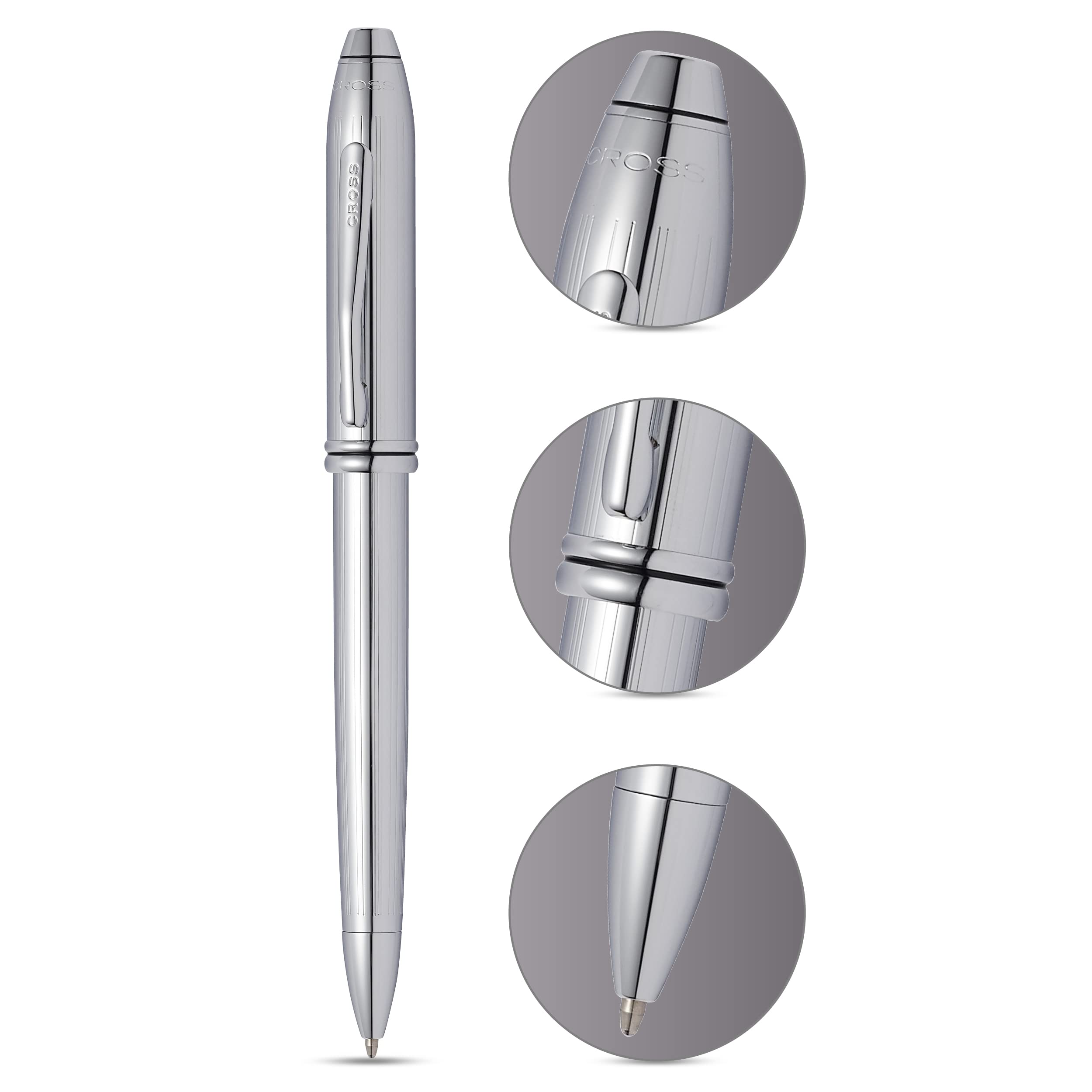 Cross Townsend® Lustrous Chrome Ballpoint Pen