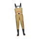 thumbnail image 5 of Pantalones subacuáticos de vadeo de pecho antideslizantes, resistentes a la abrasión, elásticos para pesca y caza. Caqui, 5 of 9