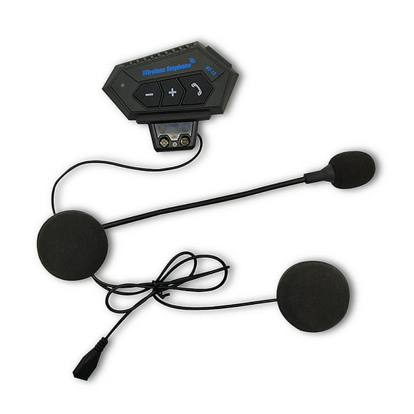 BT-12 Motorcycle BT Headset Helmet Headset with Microphone Motorcycle BT Interphone for Phone Call and