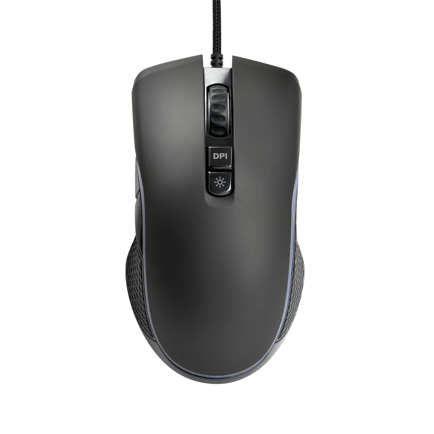 onn. 100027827 RGB Wired Adjustable DPI Gaming Mouse with LED Lighting Effects, 7 Programmable buttons