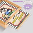 thumbnail image 4 of Welcome Alaskan Malamute Back to School Vintage Retro Acrylic Plaque with Wood Photo Frame Box Alaska Mal Dog Lovers Gifts Light Box - 02012, 4 of 5