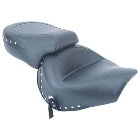 Mustang 2-Piece Wide Touring Seat Studded Fits 96-08 Kawasaki VN1500E Vulcan Classic