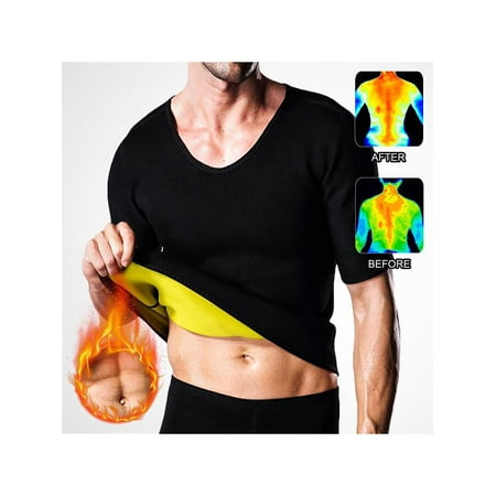 Men's Body Shaper Neoprene Vest Hot Sweat Shirt Body Slimming Corset Fat Burner Gym Sports Sauna Weight Loss