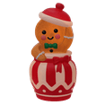thumbnail image 2 of Lighted Blow Mold Gingerbread in Cookie Jar Outdoor Christmas Decoration, Multi-Color, 32", by Holiday Time, 2 of 6