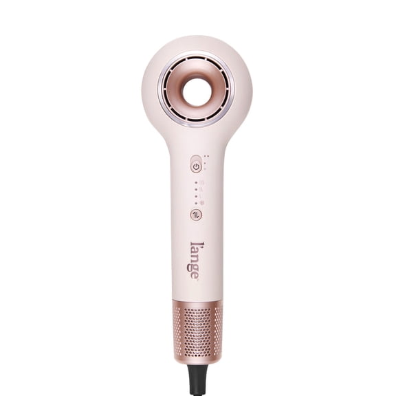 L'ANGE HAIR Axia HaloRing Hair Dryer | Fast-Drying Ionic Blow Dryer for Smooth, Frizz-Free Finish | Professional High-Speed Brushless Motor with 4 Heat Settings (Off-White)