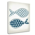 thumbnail image 2 of Tangletown Fine Art Fish Patterns II By Tandi Venter,  Gallery Wrap Canvas 24 x 24, 2 of 2