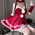 thumbnail image 1 of Lencería sexy Navidad Chica sirvienta sexy Tentación Linda Princesa Juego Conjunto Reunión anual Navidad, 1 of 2