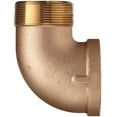 thumbnail image 2 of Midland Industries 28159SLF 0.5 in. MIP x FIP Lead Free Short Brass Street Elbow, 2 of 3