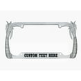 thumbnail image 5 of Life is Better in Flip Flops Style Palm Tree Heavy Duty Metal License Plate Frame Personalise/Car Accessories Car Tag Holder Cove (Chrome/D.Pink), 5 of 6