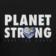 thumbnail image 1 of Teelocity Planet Strong Graphic T-Shirt (Medium - Standard Fit, Black), 1 of 4
