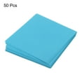 thumbnail image 3 of Uxcell Origami Paper Double Sided Sheet for Art Craft Project Beginner 50 Sheets Aquamarine Blue 2x2 inch, 3 of 5