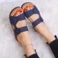 thumbnail image 2 of RotHome Women Sandals Wedge Sandals for Women Platform Sandals Women Dressy Summer Slides Comfortable Walking Shoes Orthopedic Sandals Casual Wide Width, 2 of 5