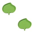 thumbnail image 2 of Methold 1 Pza 2 tamaños nuevo plástico reptil Pet agua comida Gecko comida gusano alimentador hoja verde forma tortuga mascotas verde L 2piezas, 2 of 6
