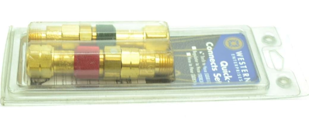 Western Enterprises Quick Connect Sets, Torch to hose, QDB11; QDB12, Fuel Gas; Oxygen/Inert Gas