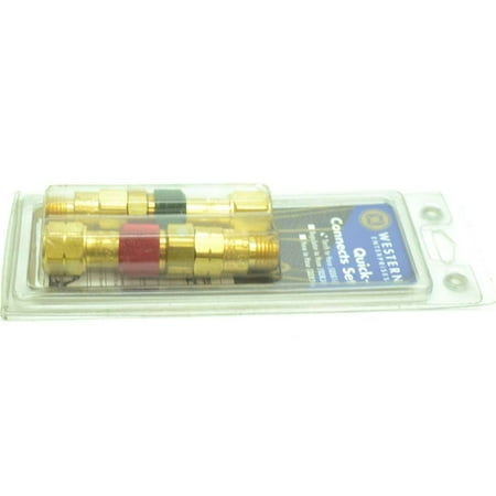 Western Enterprises Quick Connect Sets, Torch to hose, QDB11; QDB12, Fuel Gas; Oxygen/Inert Gas