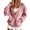 35-Pink, variant on Womens Oversized Leopard Cardigan Long Sleeve V Neck Button Down Casual Sweater Top Front Pockets Ribbed Cuffs and Hem