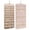 Pink, variant on Hanging Jewelry Organizer Storage Roll with Hanger Metal Hooks Double-Sided Jewelry Holder for Earrings Necklaces Rings on Closet Wall Door, 1 piece