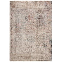 SAFAVIEH Limitee Matthew Bordered Area Rug, Beige, 5'1" x 7'6"