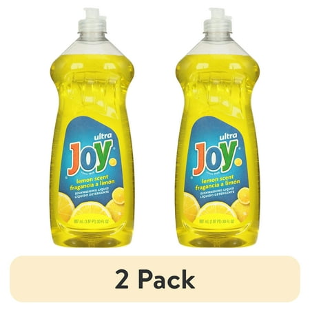 (2 pack) Joy - Ultra Strength Large Dishwashing Soap - Lemon Fresh Scent - 30 Fl. Oz